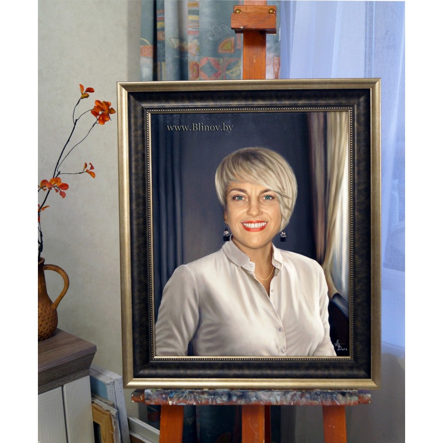 Женский портрет маслом 206